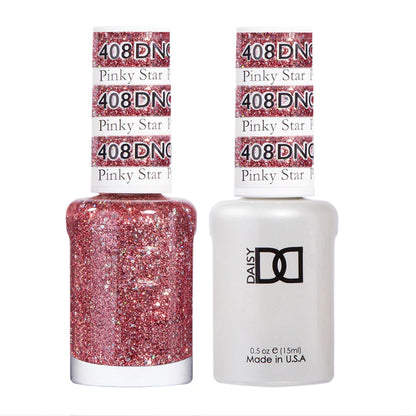 DND Duo Gel &amp; Nail Polish Set – Pinky Star (408)