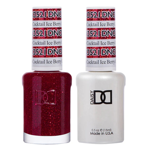 DND Duo Gel &amp; Nail Polish Set – Ice Berry Cocktail (521)