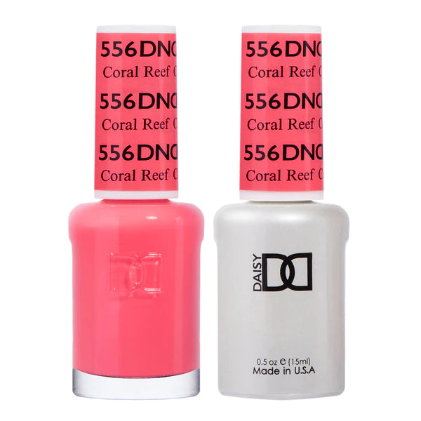 DND Duo Gel &amp; Nail Polish Set – Coral Reef (556)