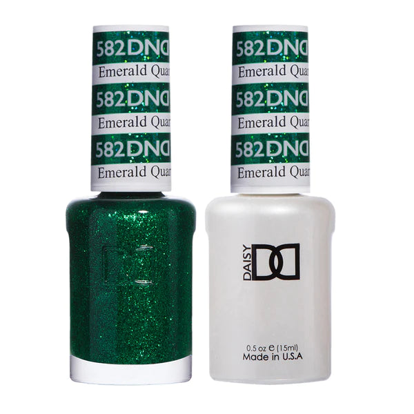 DND Duo Gel &amp; Nail Polish Set – Emerald Quartz (582)