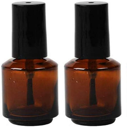 Empty Glass Bottle – Clear or Brown (15ml / 0.5oz)