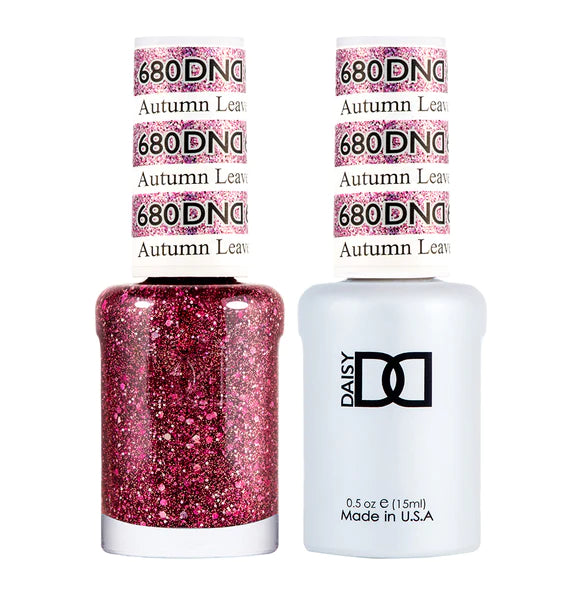 DND Duo Gel &amp; Nail Polish Set – Autumn Leaves (680)