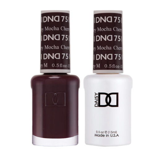 DND Duo Gel &amp; Nail Polish Set – Cherry Mocha (751)