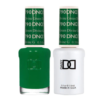DND Duo Gel &amp; Nail Polish Set – Divine Green (790)
