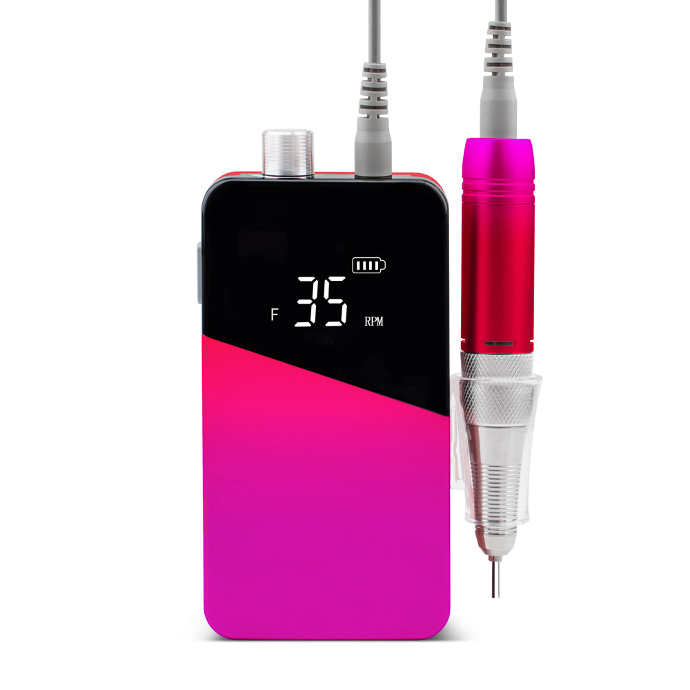 Portable Charging Electric Nail Drill – US-809 (Black, UK Plug)