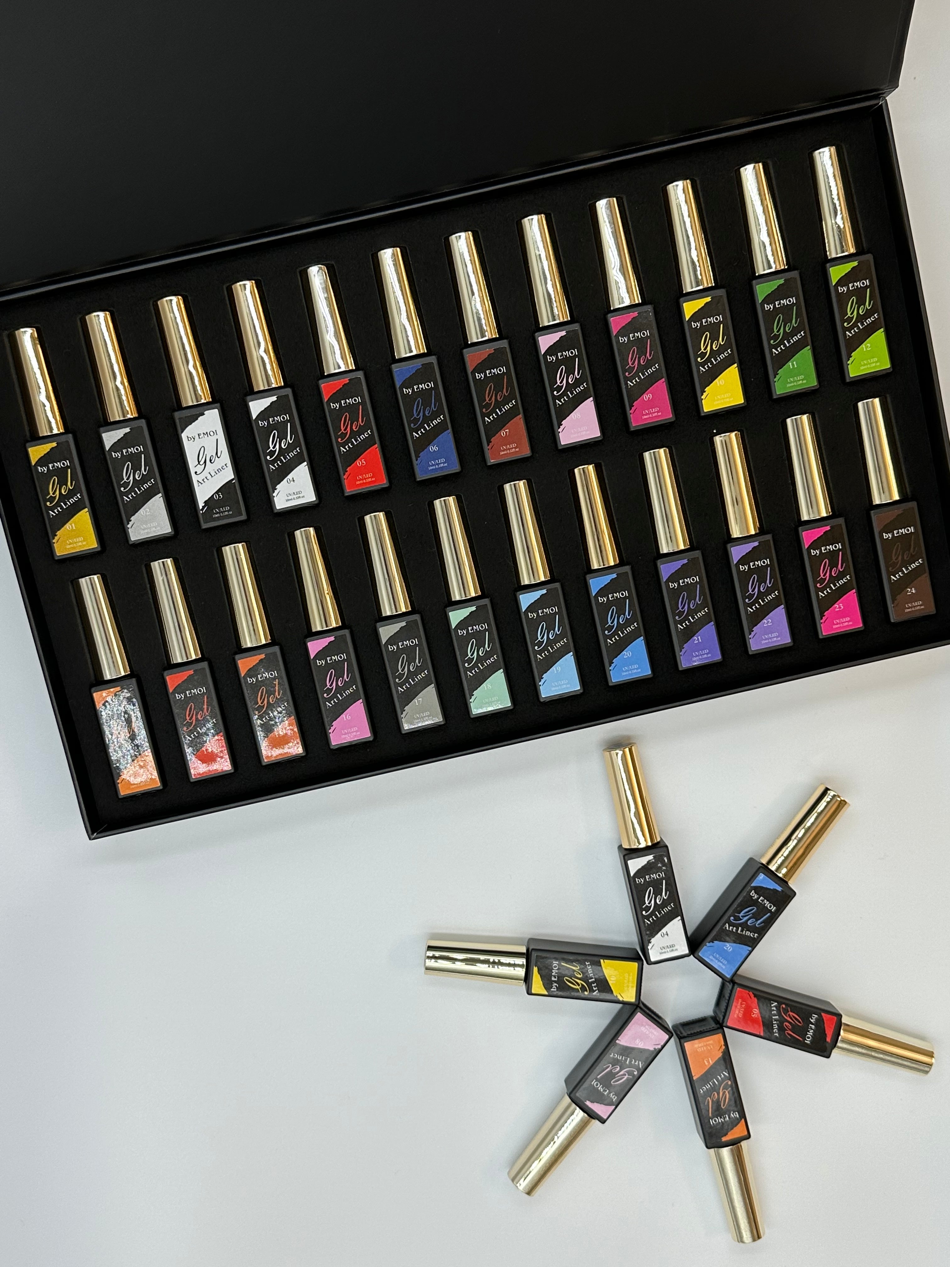 EMOI Liner Art Gel 24 Colours