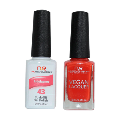 NuRevolution Trio Duo Gel &amp; Lacquer 043 Indulgence