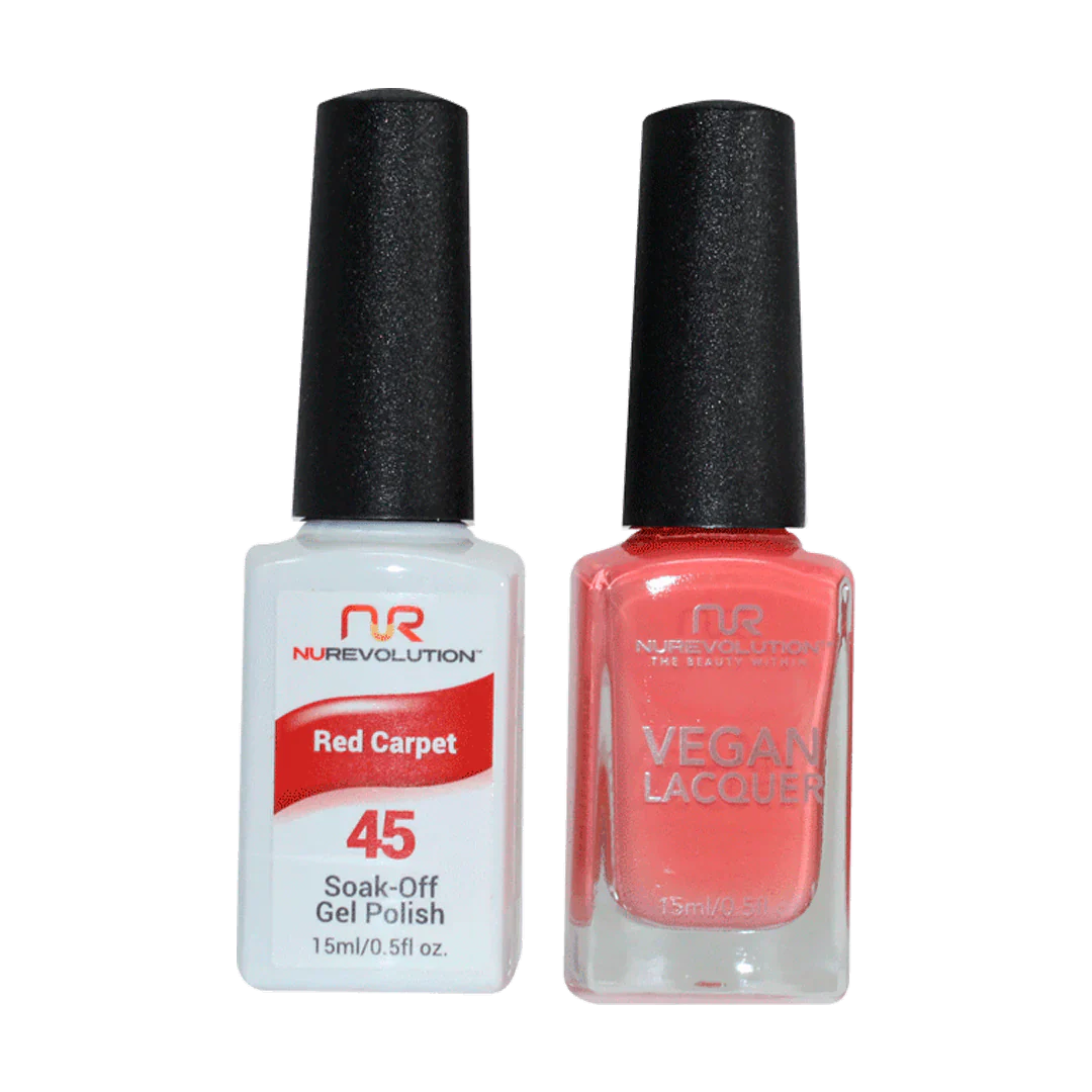NuRevolution Trio Duo Gel &amp; Lacquer 045 Red Carpet