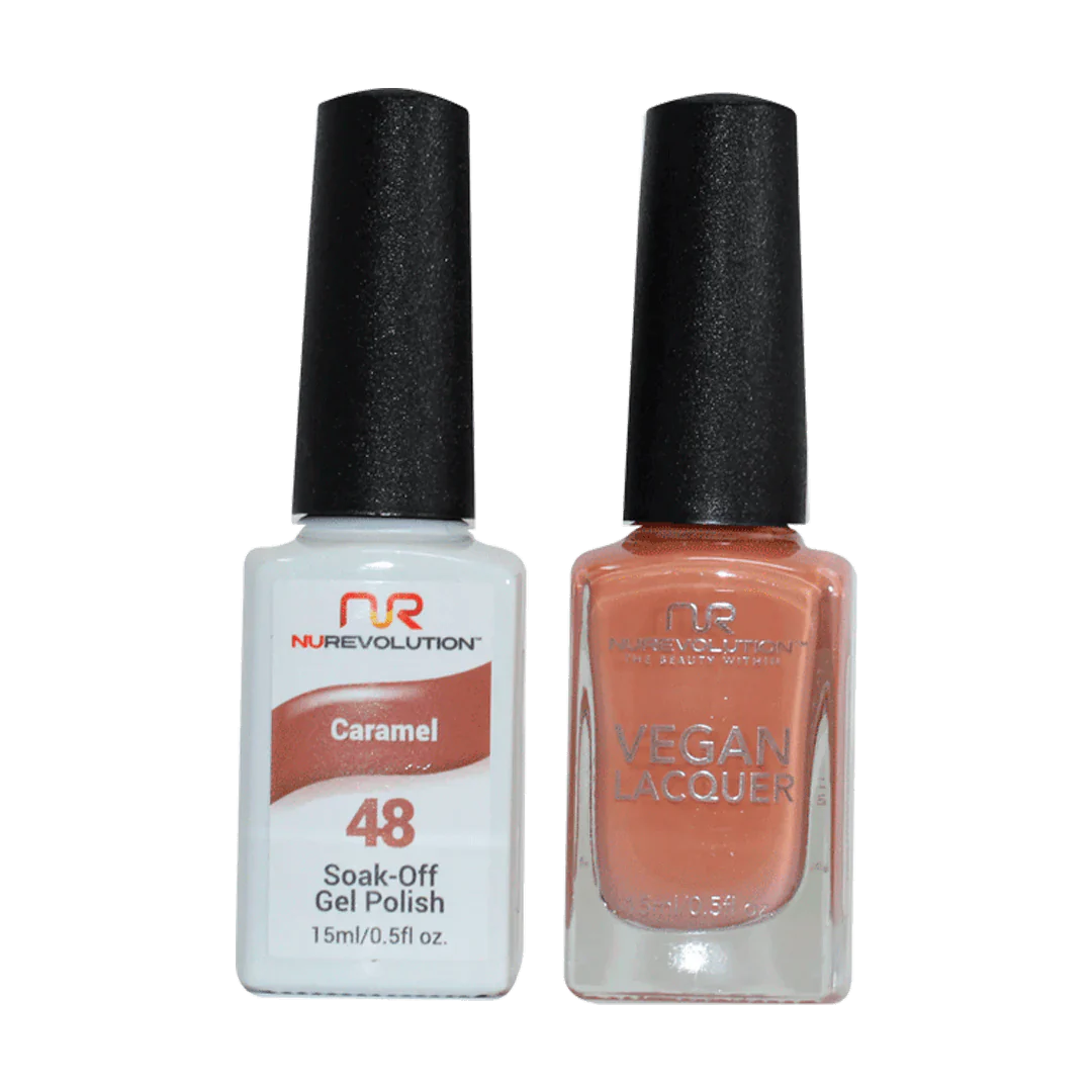 NuRevolution Trio Duo Gel &amp; Lacquer 048 Caramel