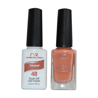 NuRevolution Trio Duo Gel &amp; Lacquer 048 Caramel