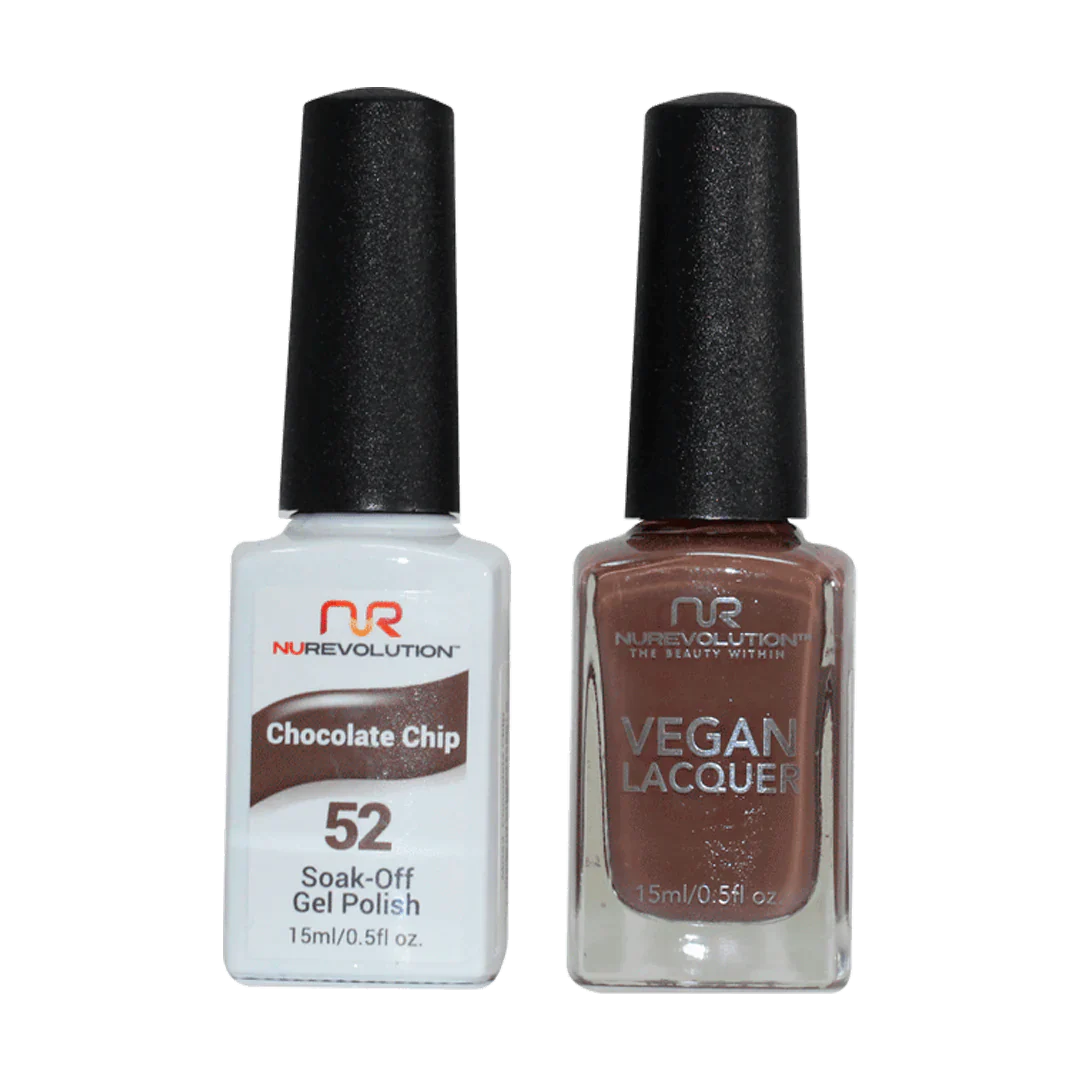 NuRevolution Trio Duo Gel &amp; Lacquer 052 Chocolate Chip