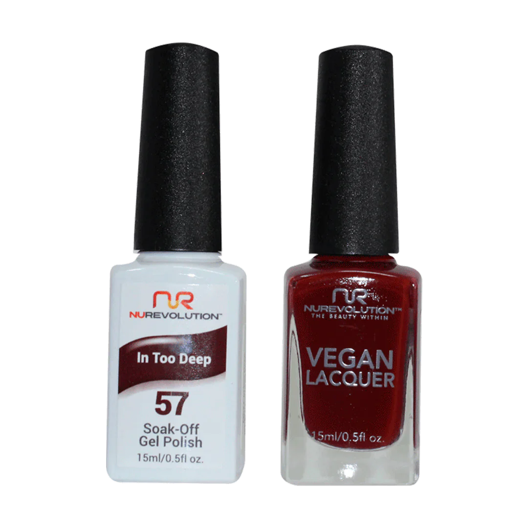 NuRevolution Trio Duo Gel &amp; Lacquer 057 In Too Deep