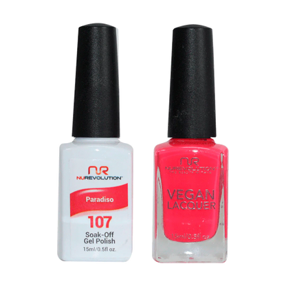 NuRevolution Trio Duo Gel &amp; Lacquer 107 Paradise