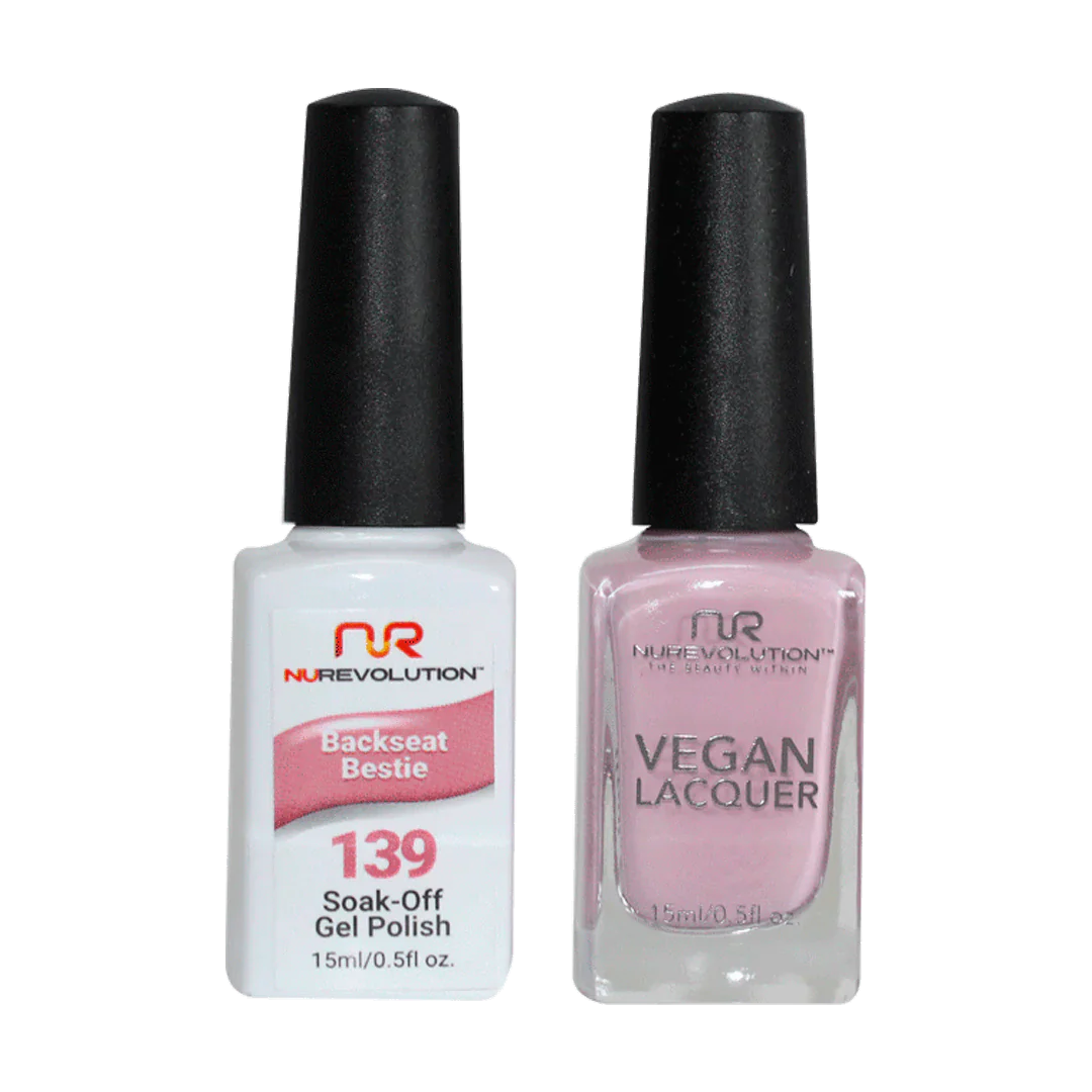 NuRevolution Trio Duo Gel &amp; Lacquer 139 Backseat Bestie