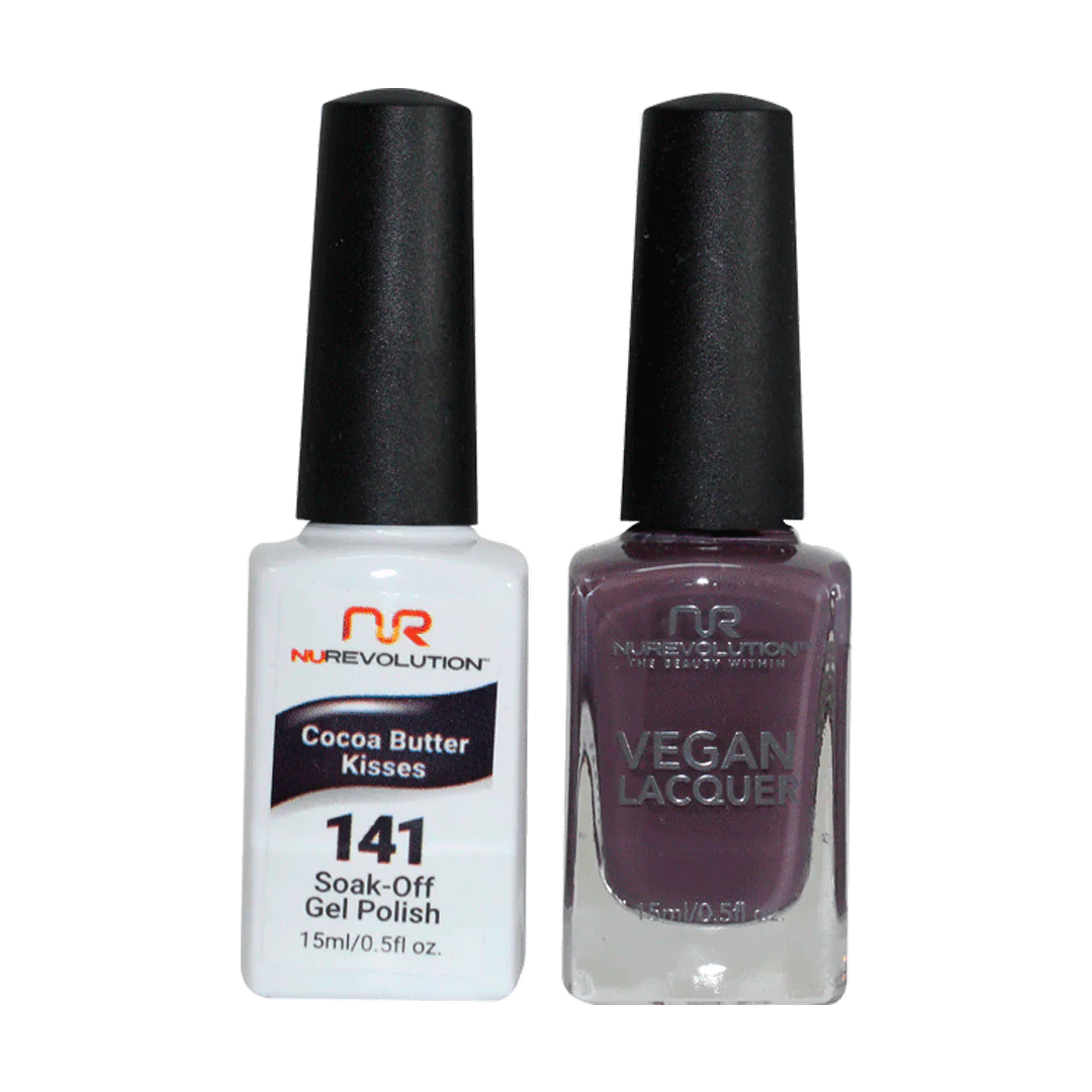 NuRevolution Trio Duo Gel &amp; Lacquer 141 Cocoa Butter Kisses