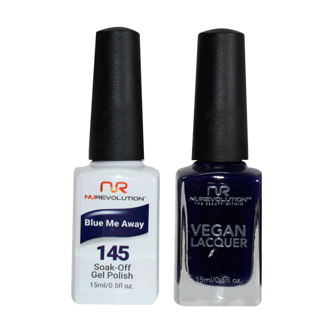 NuRevolution Trio Duo Gel &amp; Lacquer 145 Blue Me Away