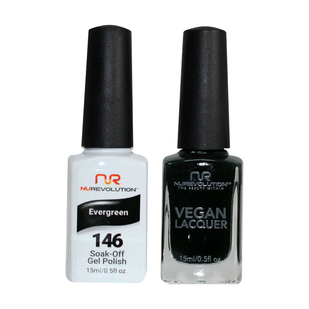 NuRevolution Trio Duo Gel &amp; Lacquer 146 Evergreen