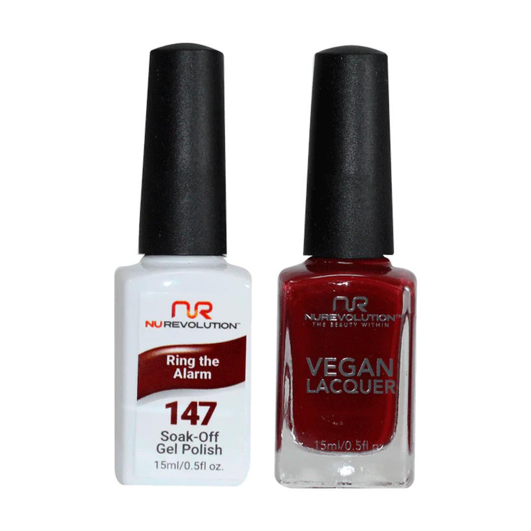 NuRevolution Trio Duo Gel &amp; Lacquer 147 Ring the Alarm