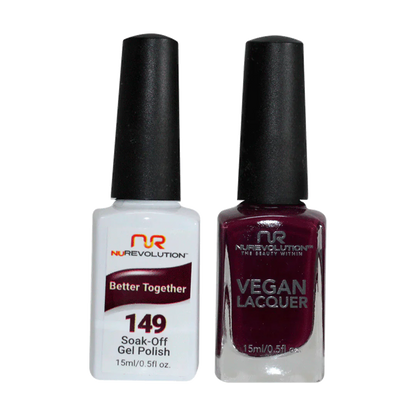NuRevolution Trio Duo Gel &amp; Lacquer 149 Better Together