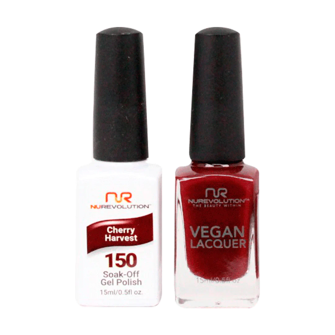 NuRevolution Trio Duo Gel &amp; Lacquer 150 Cherry Harvest