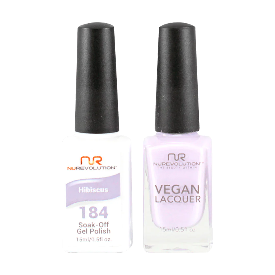 NuRevolution Trio Duo Gel &amp; Lacquer 184 Hibiscus
