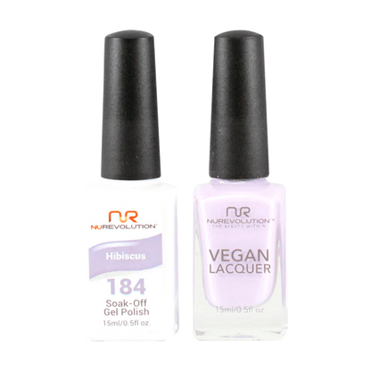 NuRevolution Trio Duo Gel &amp; Lacquer 184 Hibiscus