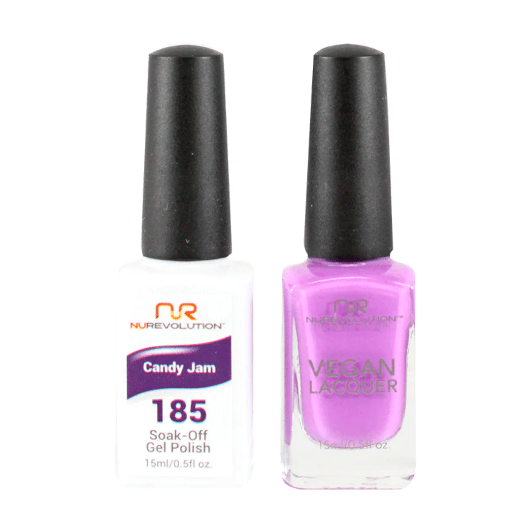 NuRevolution Trio Duo Gel &amp; Lacquer 185 Candy Jam