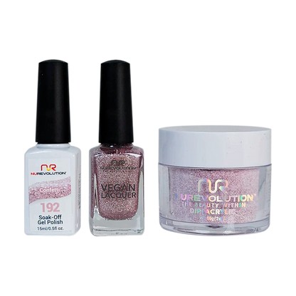 NuRevolution Trio set 192 Confetti