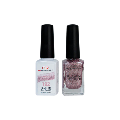 NuRevolution Trio Duo Gel &amp; Lacquer 192 Confetti