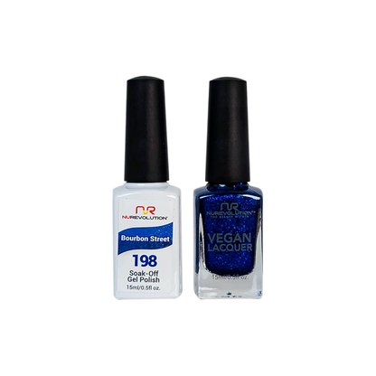NuRevolution Trio Duo Gel &amp; Lacquer 198 Bourbon Street