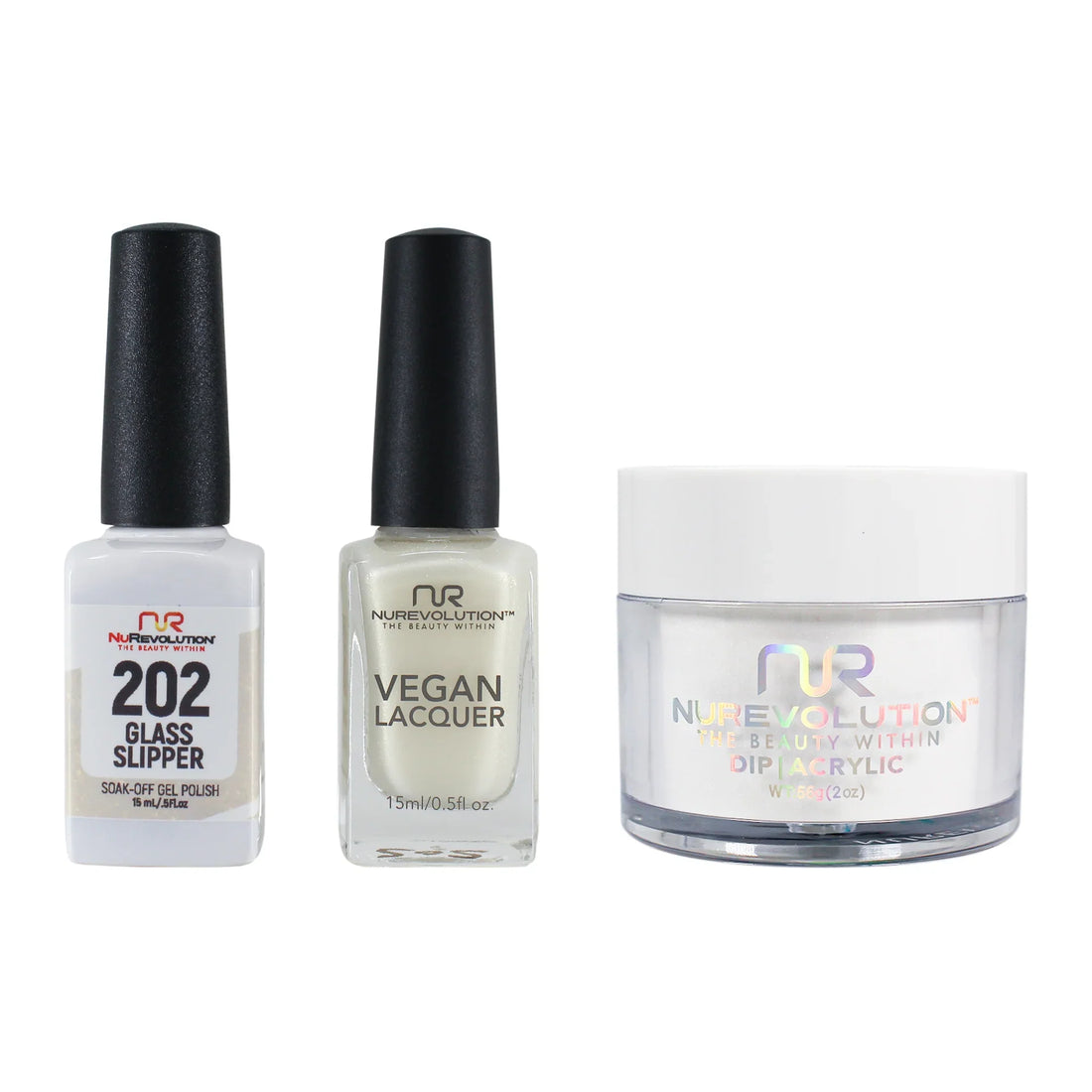 NuRevolution Trio set 202 Glass Slipper