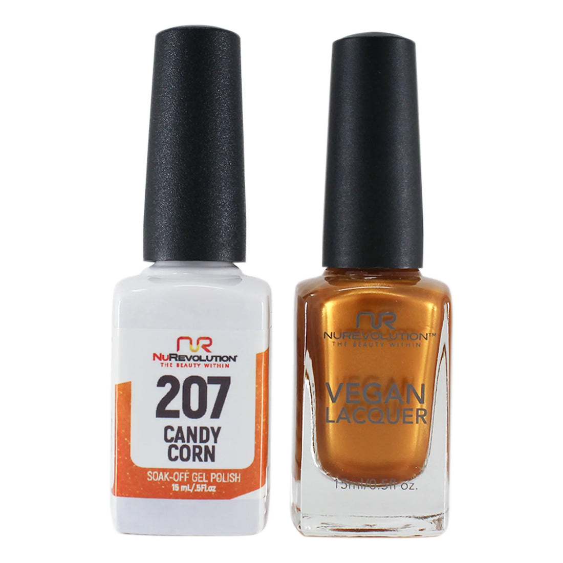 NuRevolution Trio Duo Gel &amp; Lacquer 207 Candy Corn