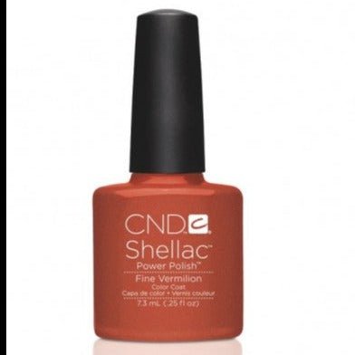 CND Shellac - Fine Vermillion - EMOI SUPPLY
