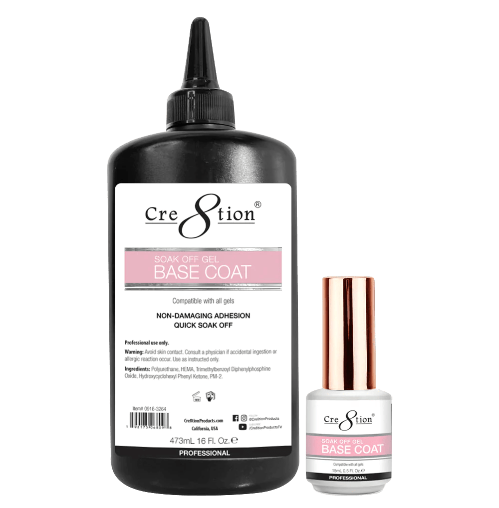 Cre8tion Soak Off Base Coat - EMOI SUPPLY