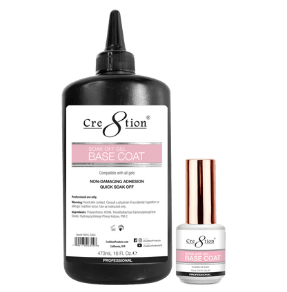 Cre8tion Soak Off Base Coat - EMOI SUPPLY