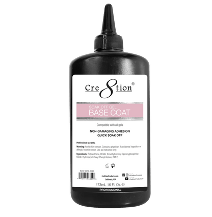 Cre8tion Soak Off Base Coat - EMOI SUPPLY