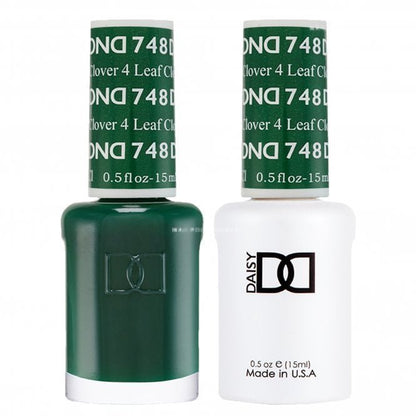 DND Duo Gel &amp; Nail Polish Set – 4 Leaf Clover (748) - EMOI SUPPLY