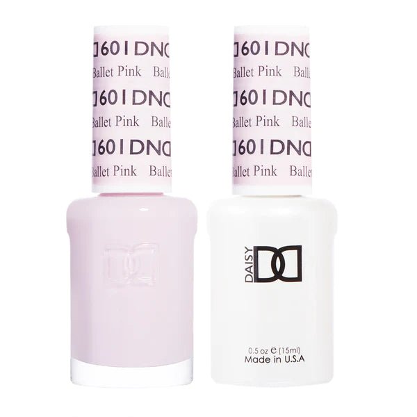 DND Duo Gel &amp; Nail Polish Set – Ballet Pink (601) - EMOI SUPPLY