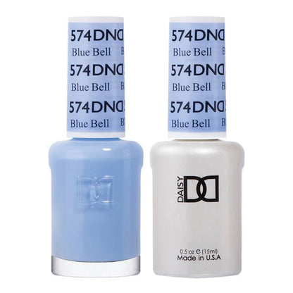 DND Duo Gel &amp; Nail Polish Set – Blue Bell (574) - EMOI SUPPLY