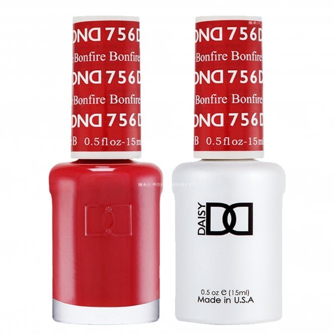 DND Duo Gel &amp; Nail Polish Set – Bonfire (756)
