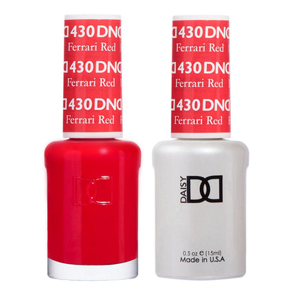 DND Duo Gel &amp; Nail Polish Set - Ferrari Red (430) - EMOI SUPPLY