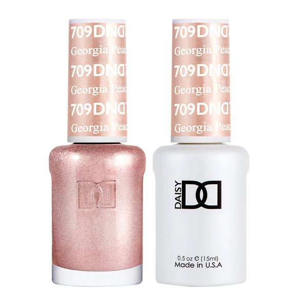 DND Duo Gel & Nail Polish Set – Georgia Peach (709) - EMOI SUPPLY