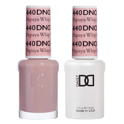 DND Duo Gel &amp; Nail Polish Set – Papaya Whip (440) - EMOI SUPPLY