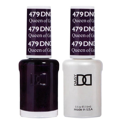 DND Duo Gel &amp; Nail Polish Set – Queen Of Grape (479) - EMOI SUPPLY