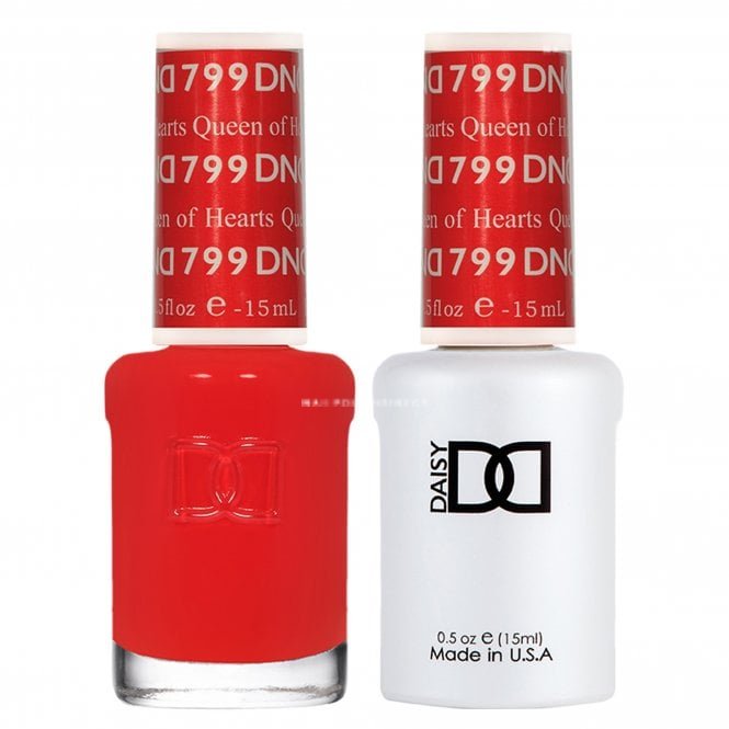 DND Duo Gel &amp; Nail Polish Set – Queen Of Hearts (799)