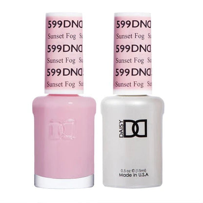 DND Duo Gel &amp; Nail Polish Set – Sunset Fog (599) - EMOI SUPPLY