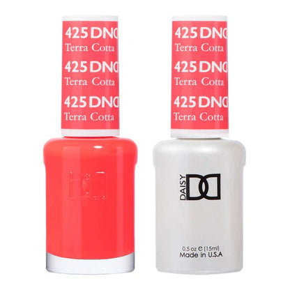 DND Duo Gel &amp; Nail Polish Set – Terra Cotta (425) - EMOI SUPPLY