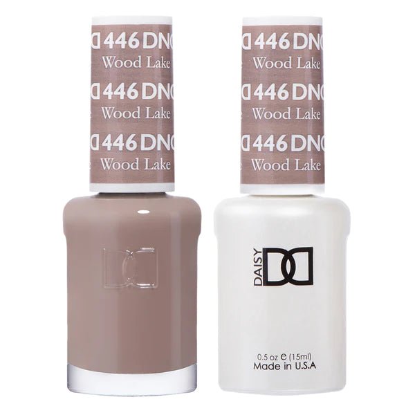 DND Duo Gel &amp; Nail Polish Set – Wood Lake (446) - EMOI SUPPLY