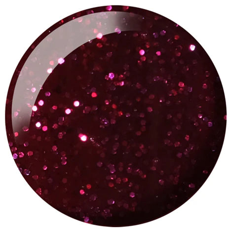 DND Duo Gel &amp; Nail Polish Set – Metallic Plum (768)
