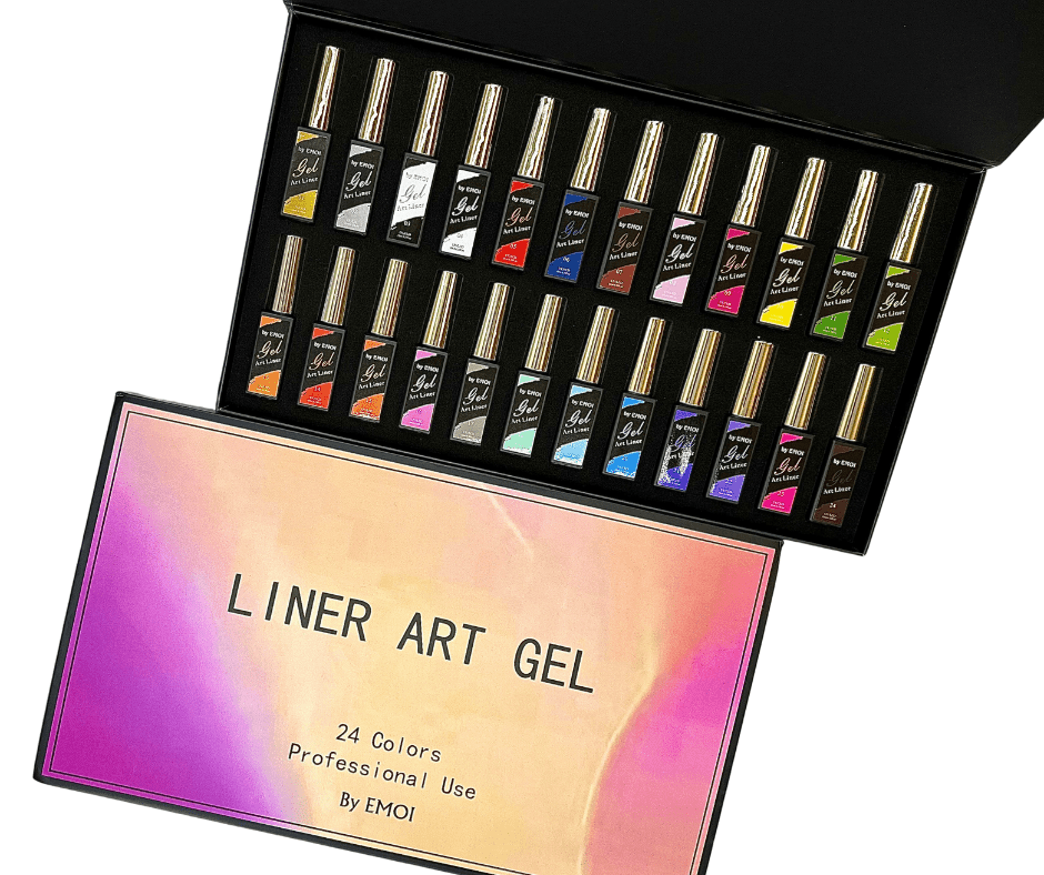 EMOI Liner Art Gel 24 Colours - EMOI SUPPLY